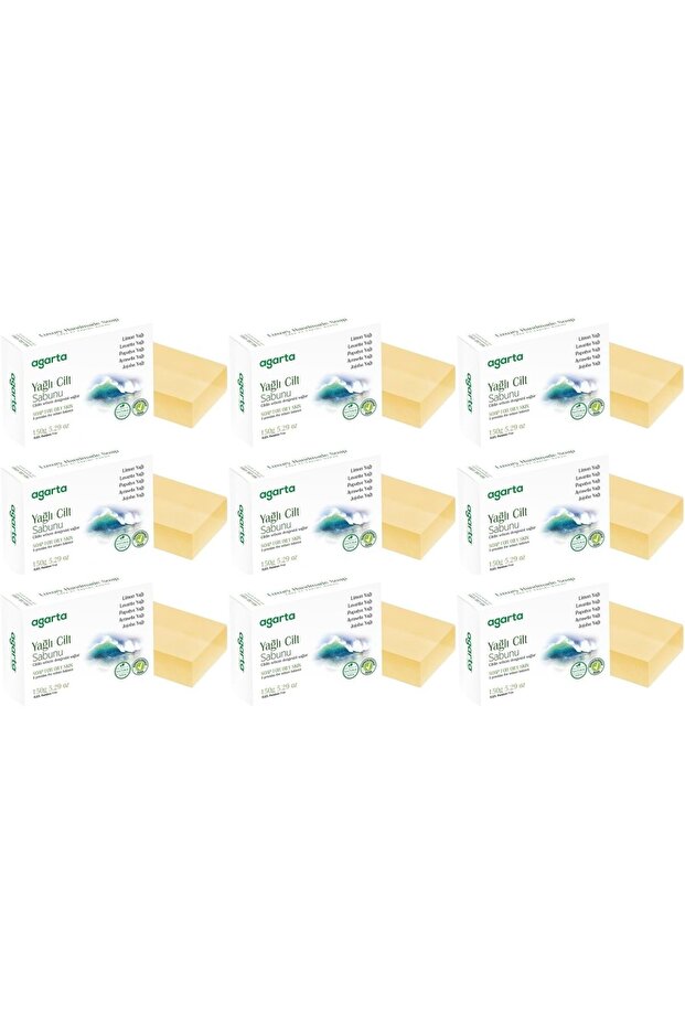 Handmade Natural Soap 150Gr Oily Skin (Set of 9)