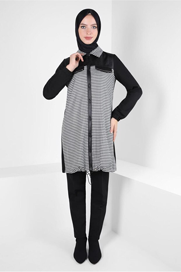 SCRATCH PATTERNED TUNIC 44201 - 2