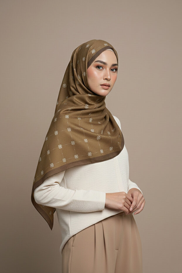 Tasarım İpek Şal - 3