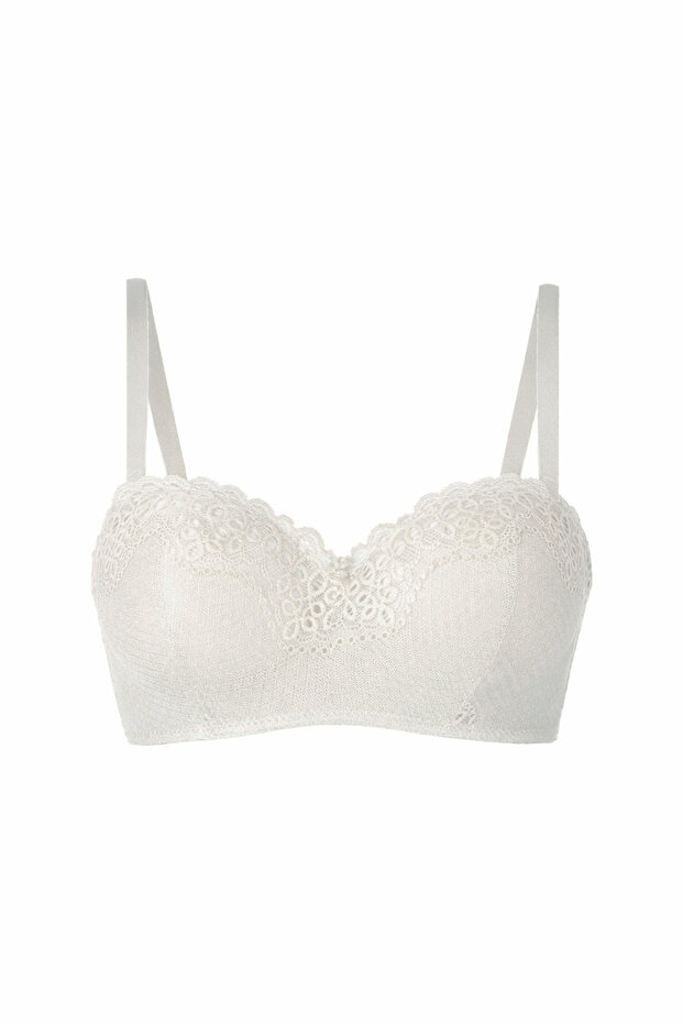 Women's Padded Lace Strapless Bra