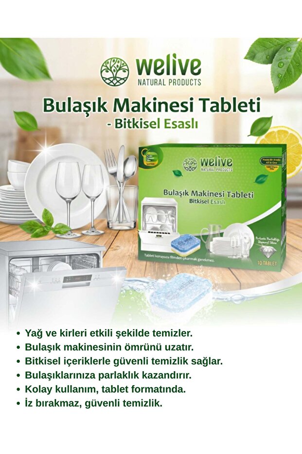 BİTKİSEL BULAŞIK YIKAMA TABLETİ 3'LÜ PAKET - 4