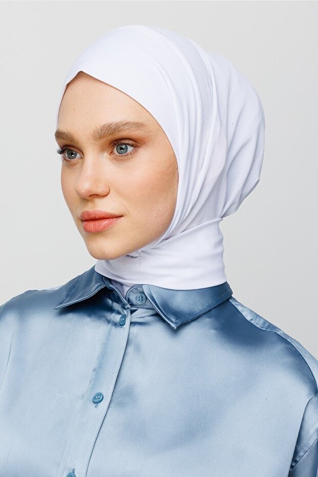 Beyaz Hazır Şal - 7