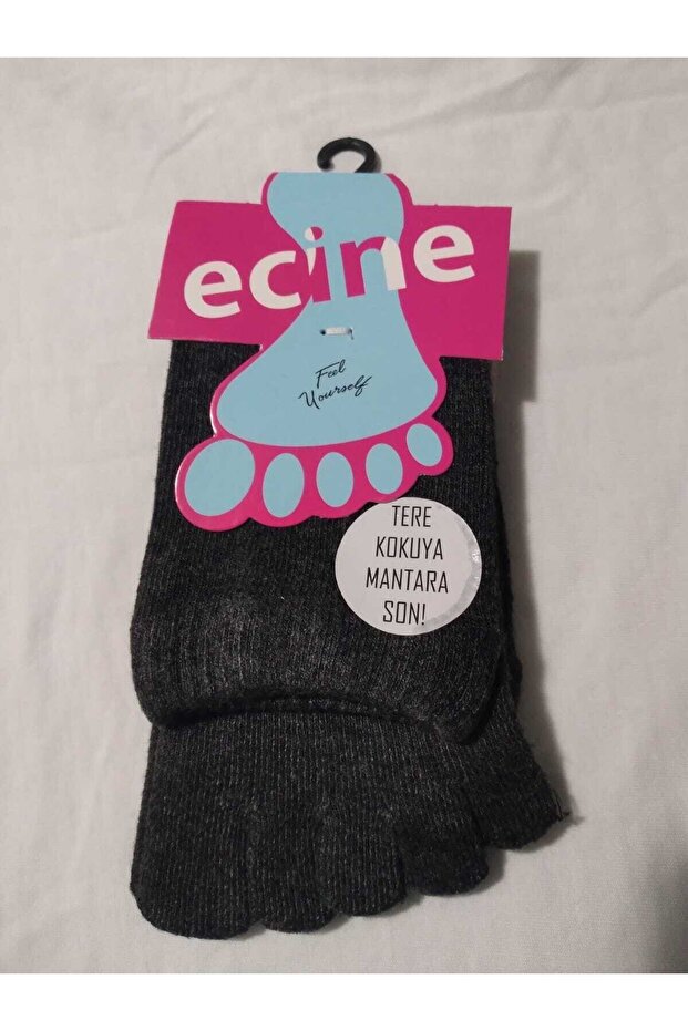 Bambu 4'lü Paket Parmaklı Çorap - 4