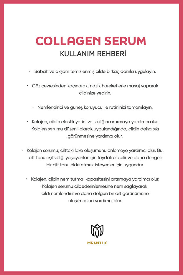 Elastikiyet Arttırıcı ve Kırışıklık Karşıtı Kolajen & Peptit Serum – Hyaluronik Asit Kompleksi Deste - 7