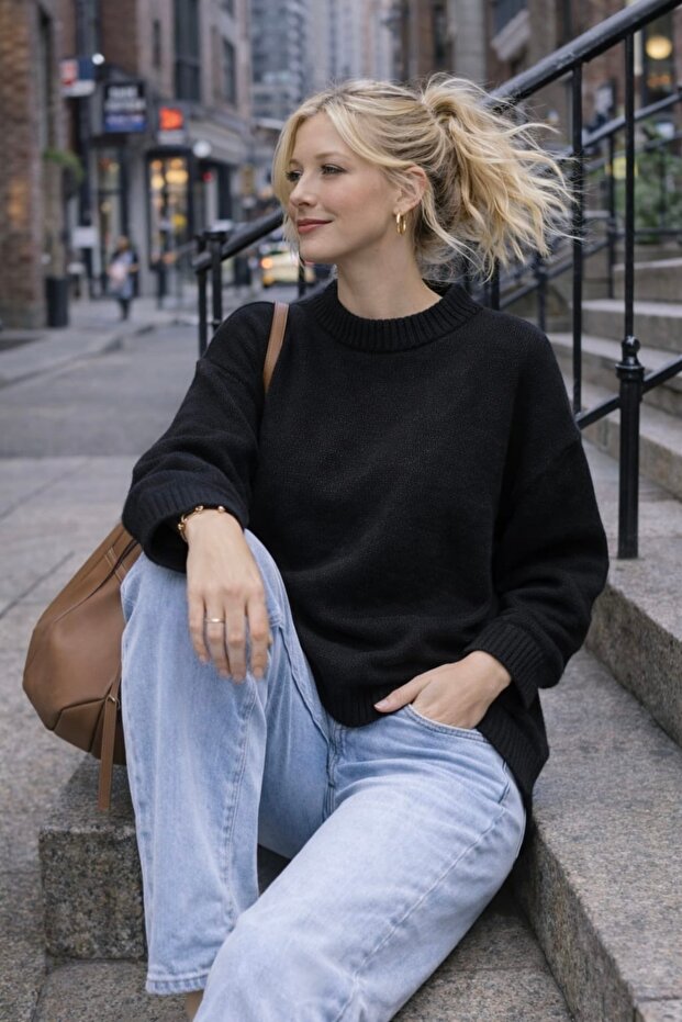 Pulover Meloni Long basic M3252 - 2