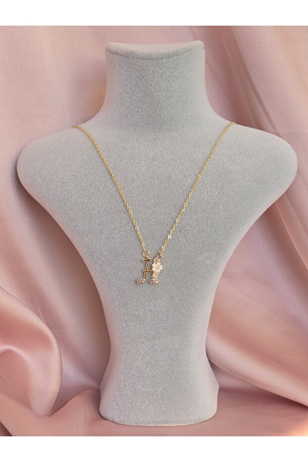 Çelik harf kolye - 1