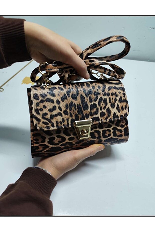 Geantă de umăr leopard de damă  - 2