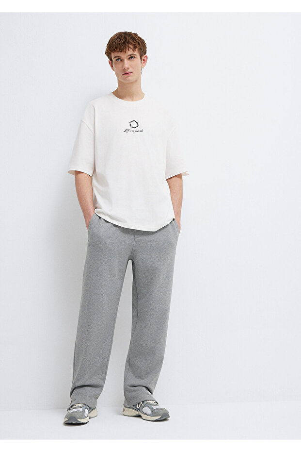 Gri Basic Eşofman Altı 0010462-80018 - 3