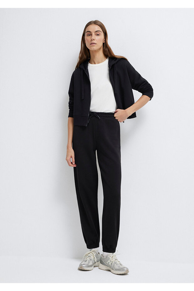 Μαύρο Basic Sweatpants 1600903-900 - 3