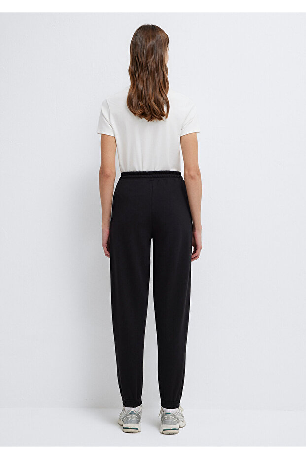 Μαύρο Basic Sweatpants 1600903-900 - 6