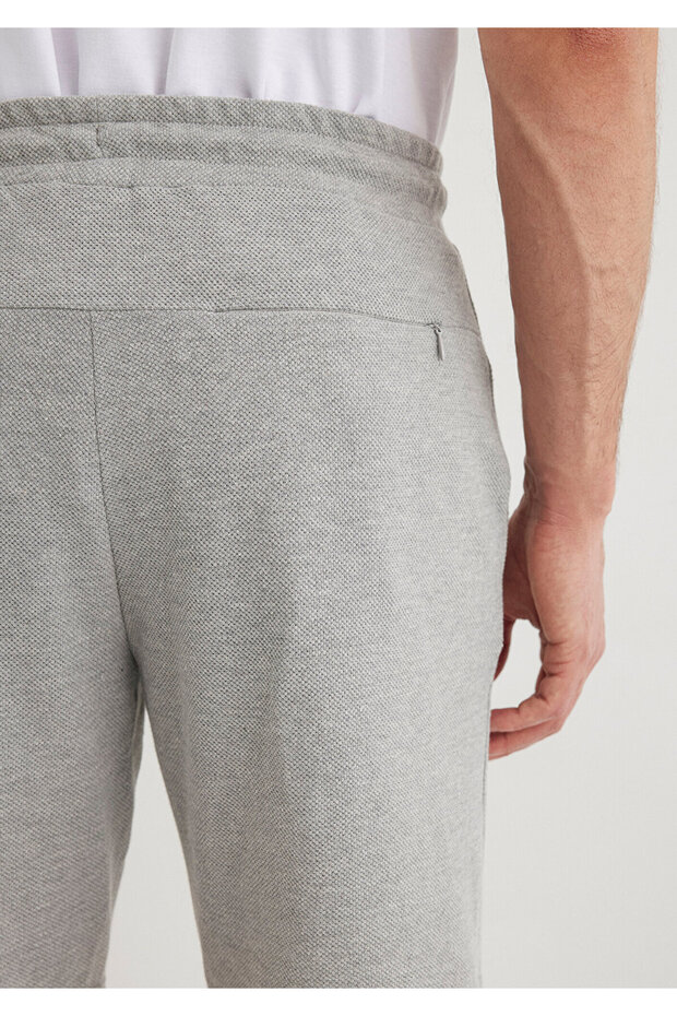 Gray Knitted Shorts 066694-33396 - 8