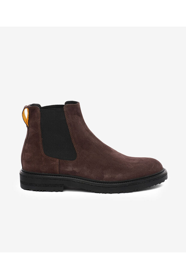 Men's Brown Genuine Leather Chelsea Boots 5K1Ob18721