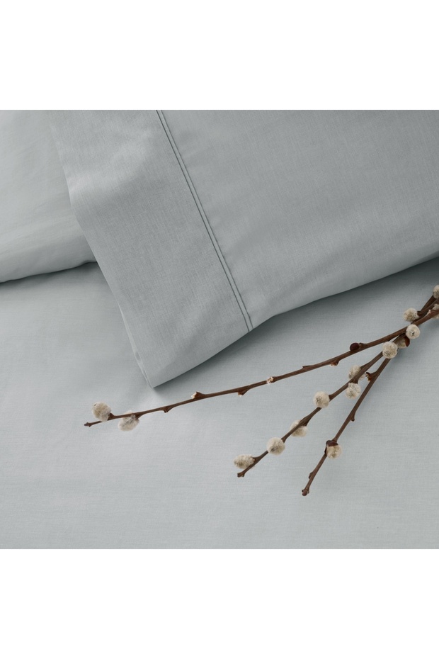 طقم غطاء لحاف فردي بلون رمادي من رانفورس - 2