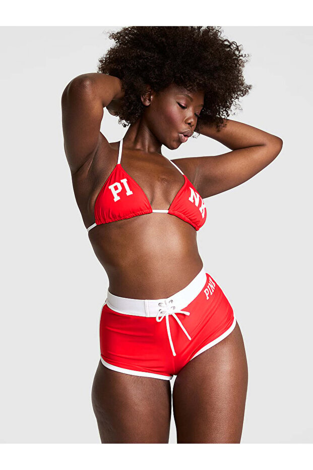 Yüksek Belli Bikini Şort - 1