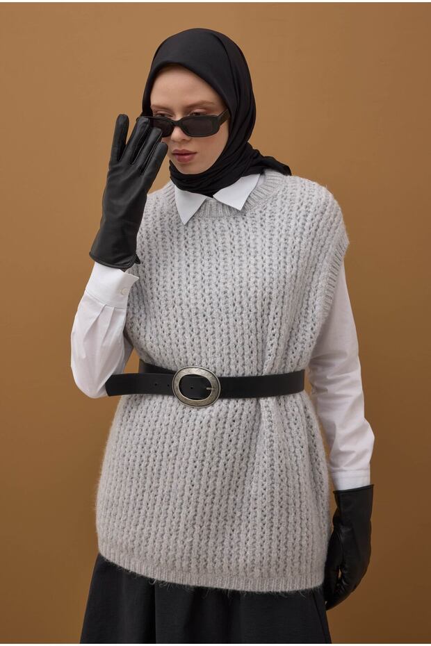 Soft Kraş Eşarp Siyah - 2