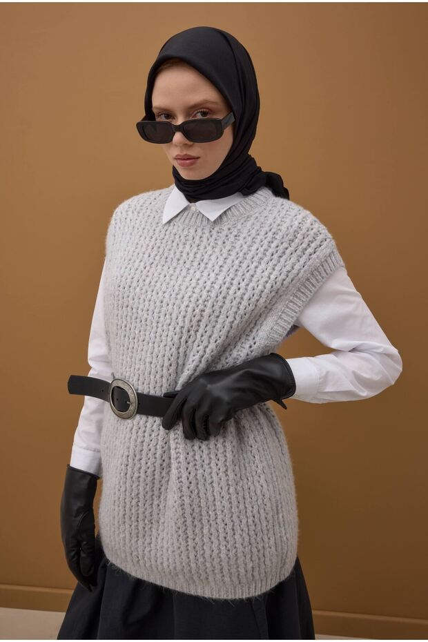 Soft Kraş Eşarp Siyah - 4