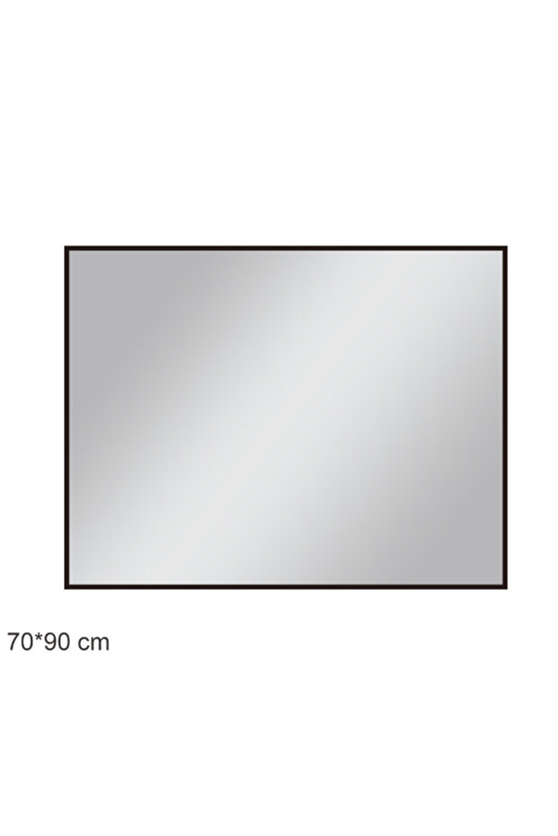 Rectangular Plain Bathroom Mirror 70 x 90cm - 1