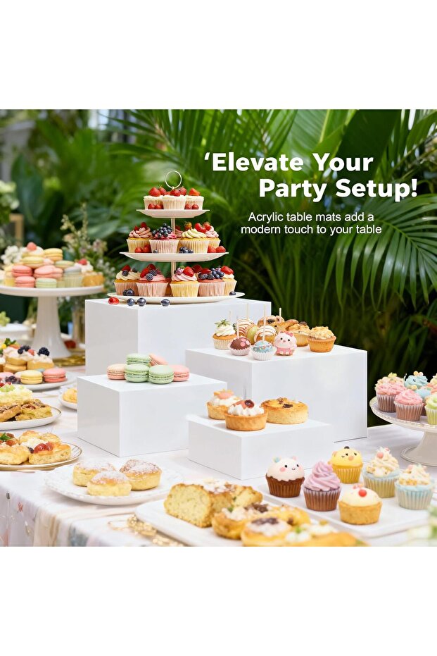 رافعات بيضاء كبيرة جدًا بارتفاع 13.8 بوصة - 2