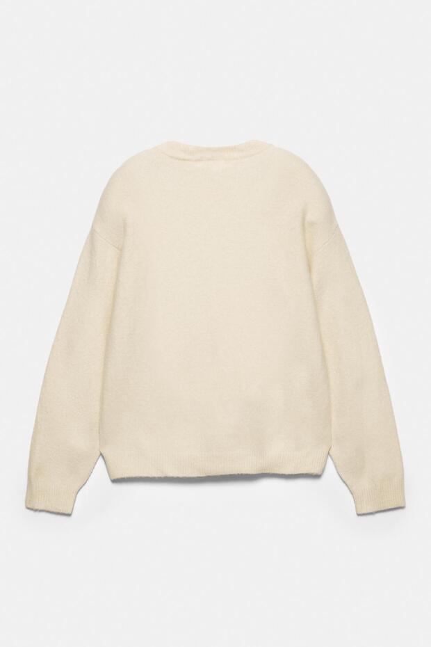 Yumuşak örgü ayıcık kazak - 5