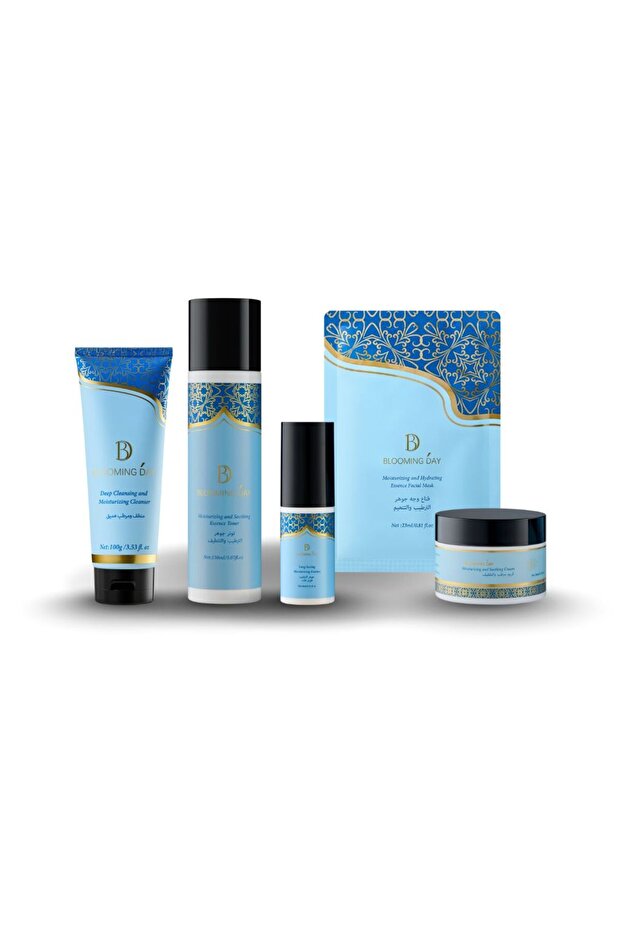 Hydra Comfort Moisturizing Routine Set – 5-Step Daily Hydration Care