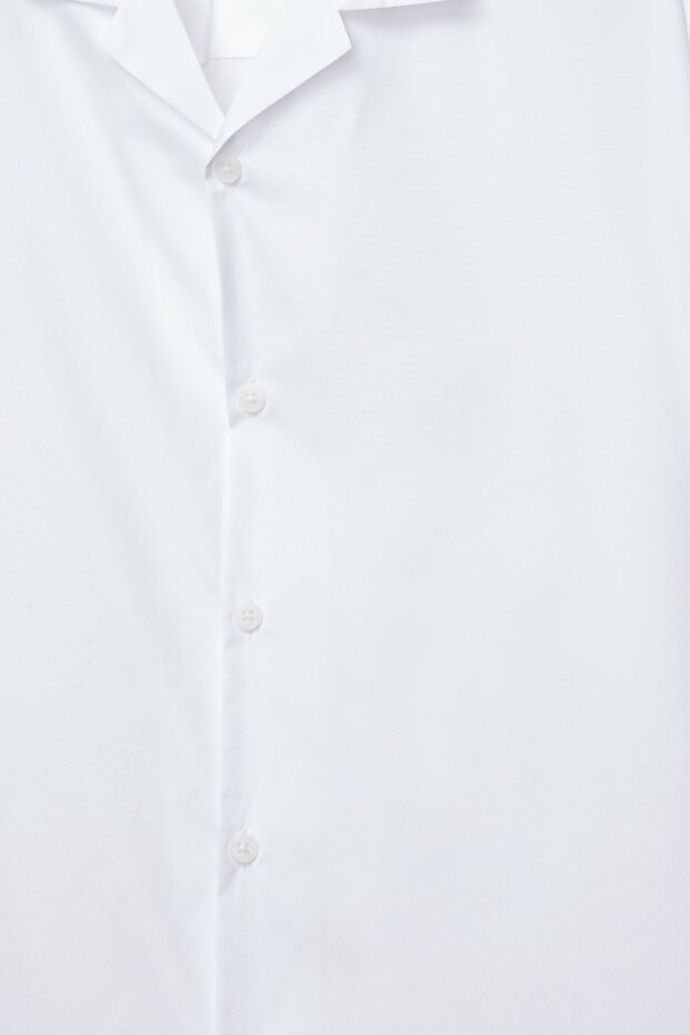 Kısa kollu poplin gömlek - 7