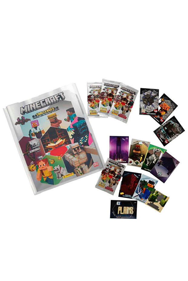 Lisanslı Minecraft Mega Başlangıç Paketi Challanges Starter Pack - 8