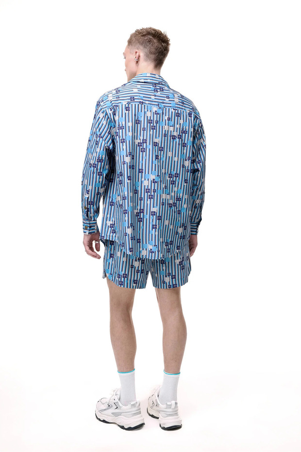 BOKS ŞORTU - WATER CRACKLE - 4