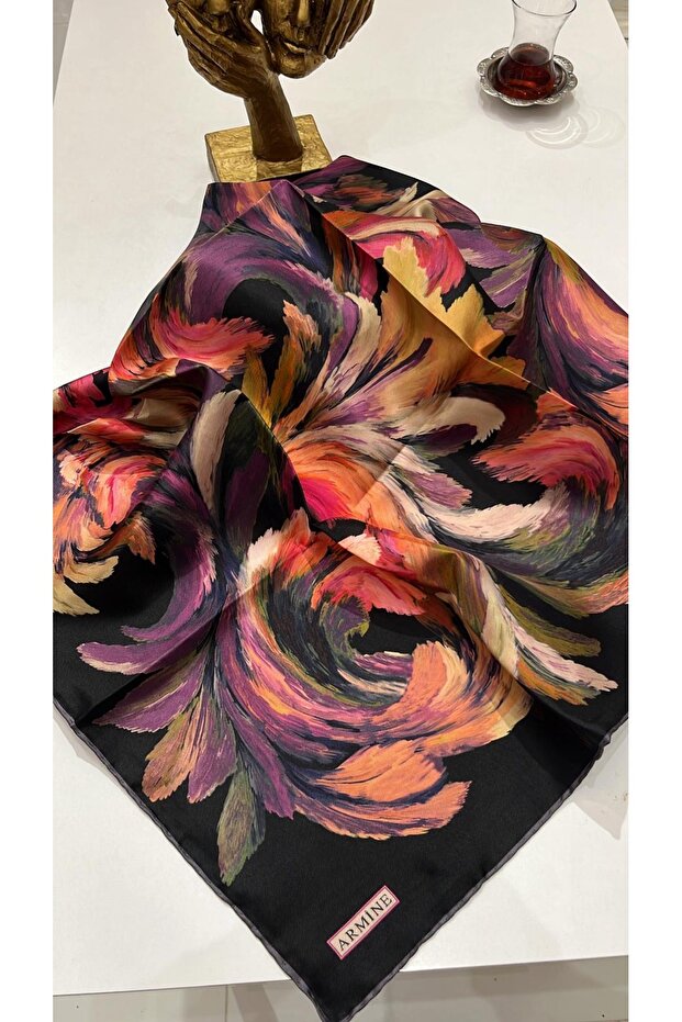 Twill Silk Scarf Autumn Winter Season