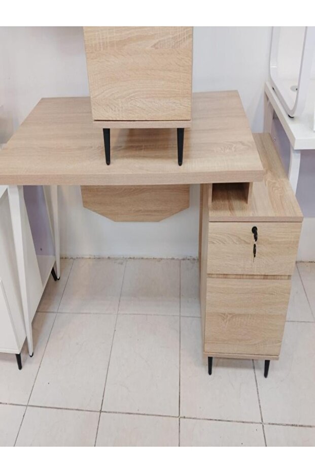 Small study desk - 100 cm - practical Turkish design - 4