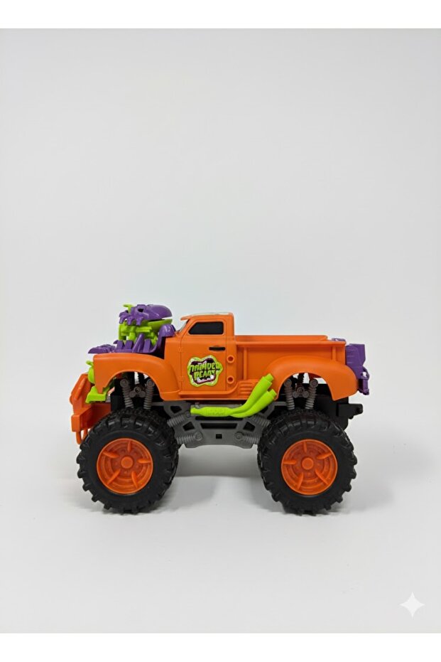 Turuncu Çılgın Dev Araba - 5