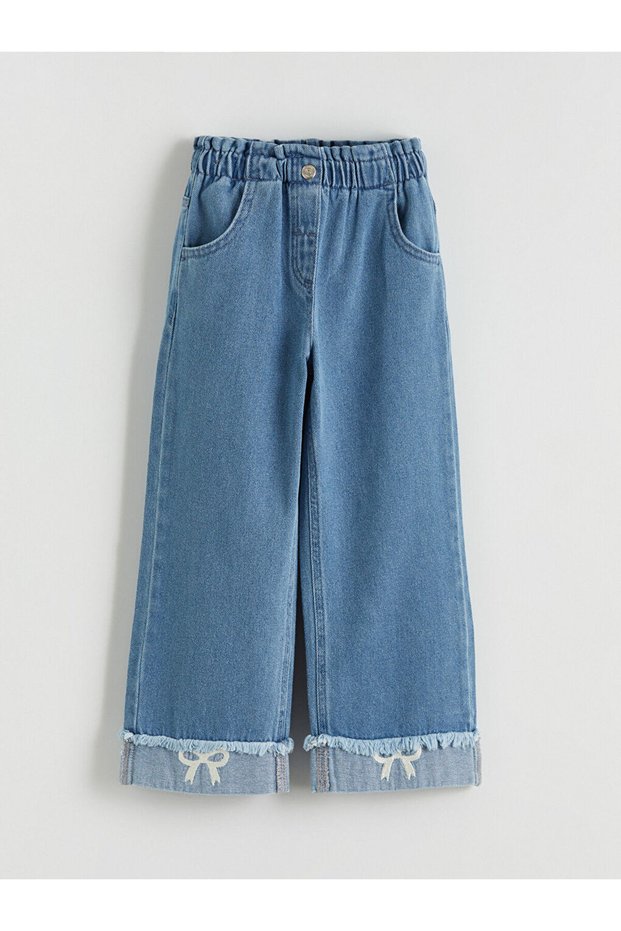Wide Leg Girl's Jean Pants