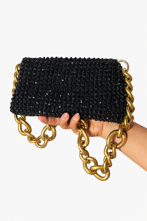 bonçuklu çanta - 2