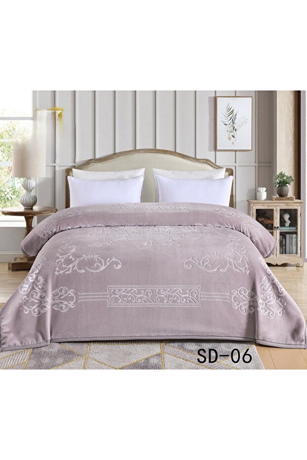 This 6kg blanket features a unique pattern and a soft texture. - 1