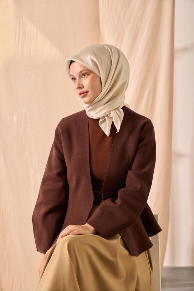 Shiny düz eşarp - 3