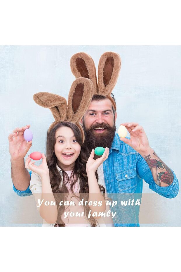 طوق رأس لطيف على شكل آذان أرنب لعيد الفصح - 4