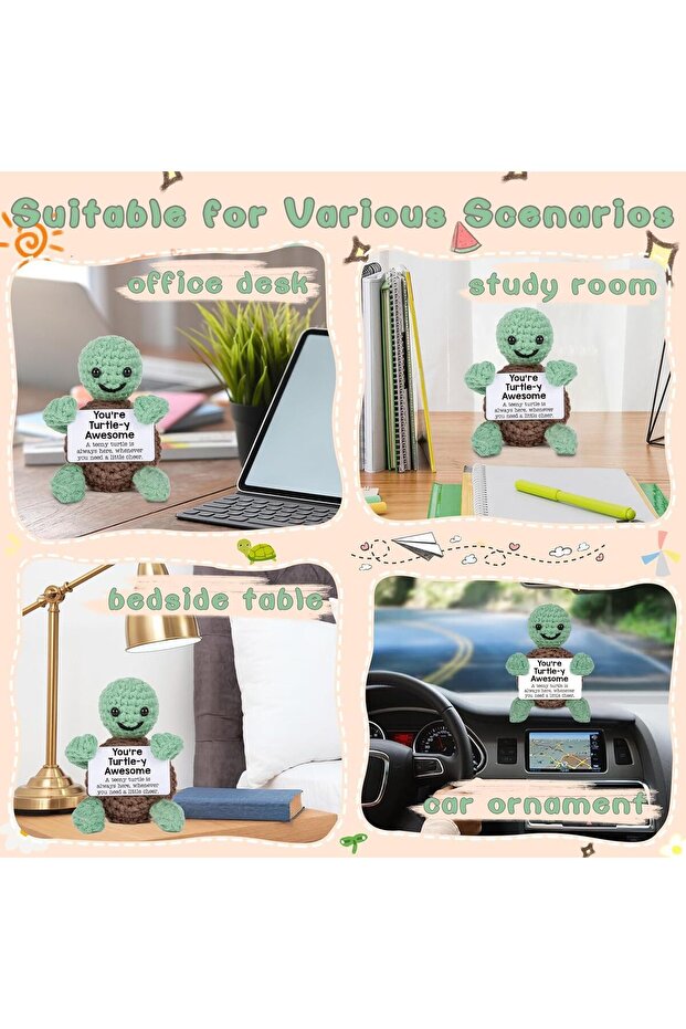 Handmade Crochet Turtle - 7