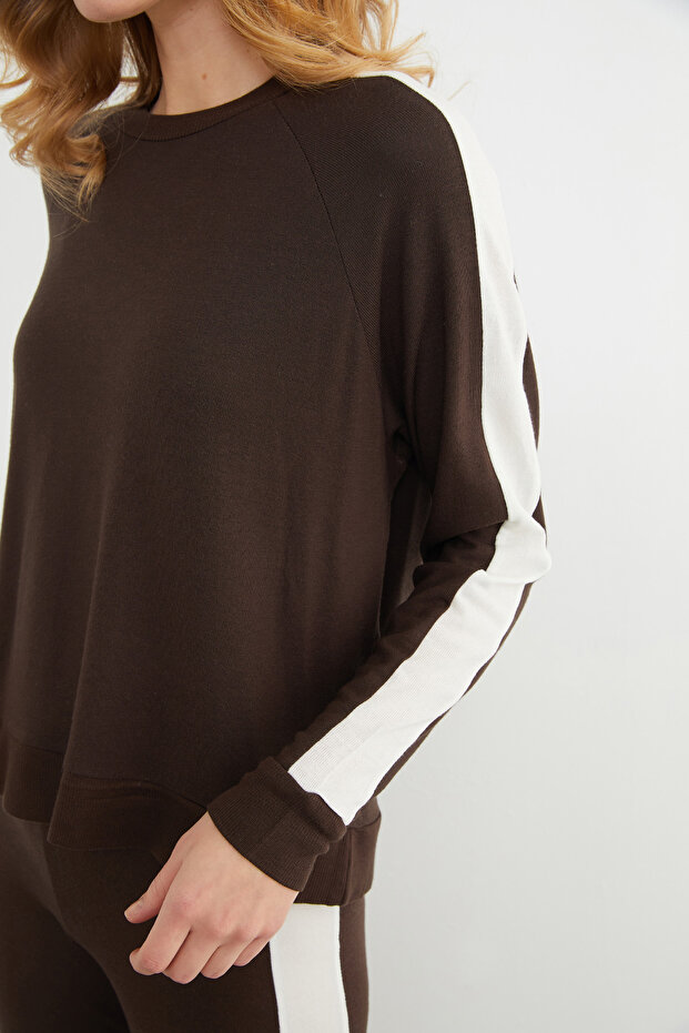 Basic Bisiklet Yaka Şeritli Modal 2 Li Takım - 7