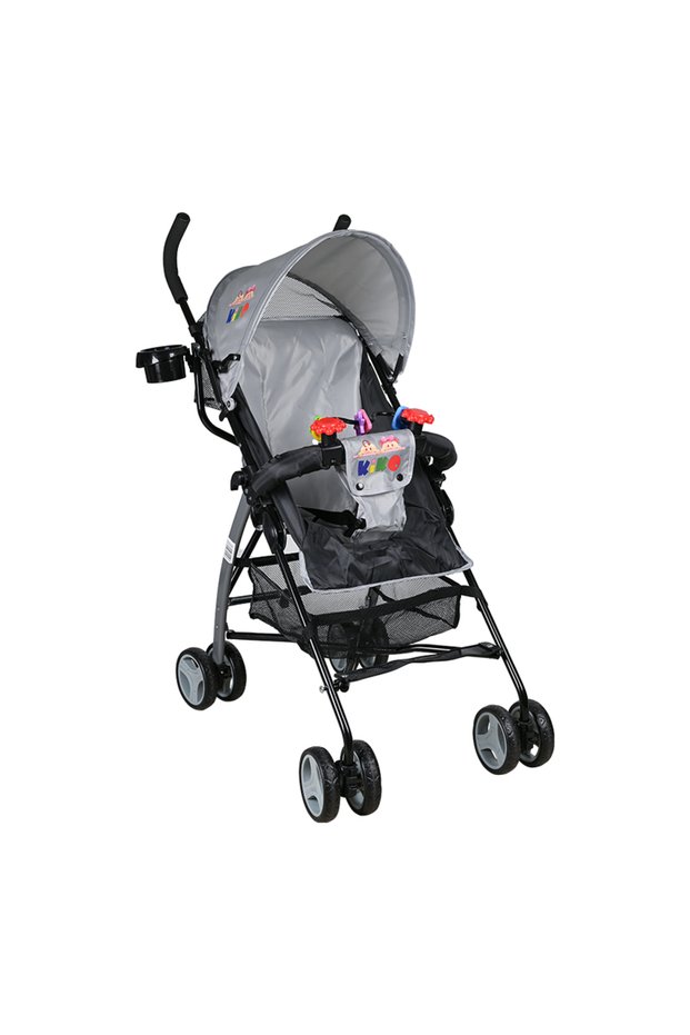BABY STROLLER NEWBORN 8WHEELS ( 6 M+ ) Grey