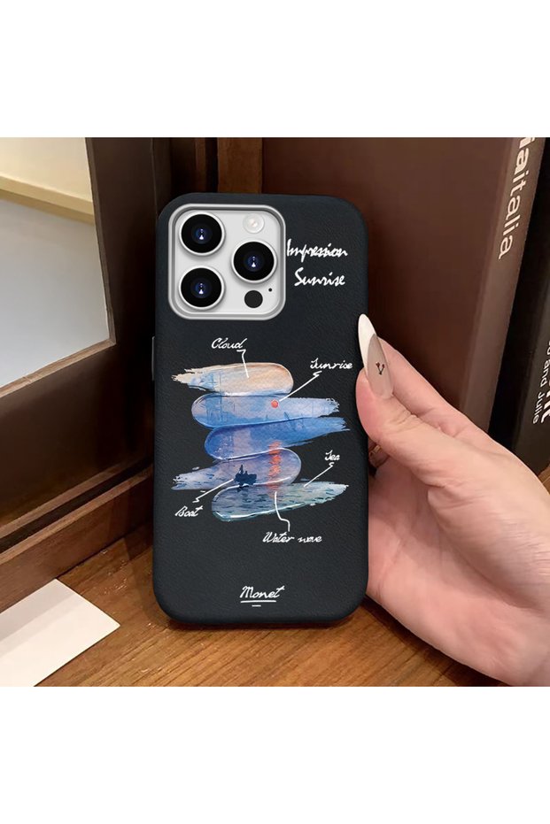 iPhone 14 Pro Max Compatible Black Leather Textured Silicone Protects Camera Shock Absorbing Case