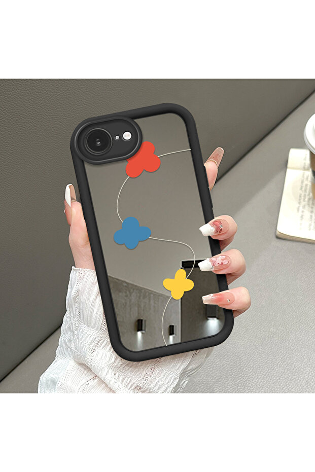 غطاء حماية متوافق مع آيفون 16e بتصميم خاص من السيليكون مع نمط مميز وحماية كاملة - 1