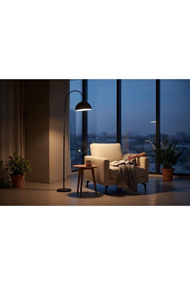 Eda siyah kasa sıvamalı lambader - 1