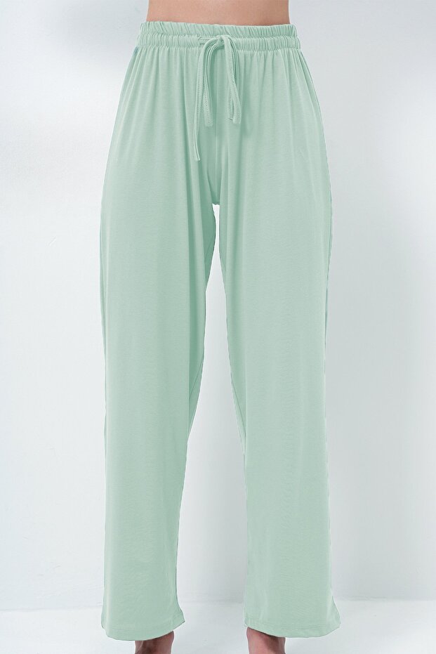 Kadın Mint Basic Beli Lastikli Eşofman Altı Vs00833 - 3