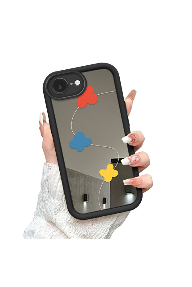 غطاء حماية متوافق مع آيفون 16e بتصميم خاص من السيليكون مع نمط مميز وحماية كاملة - 3