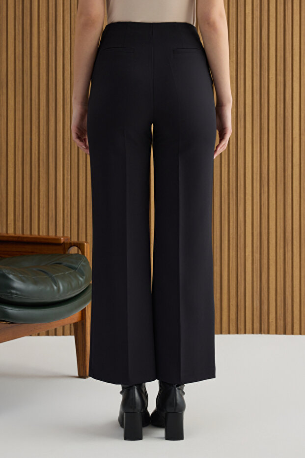 Siyah Dokuma Pantolon - 6