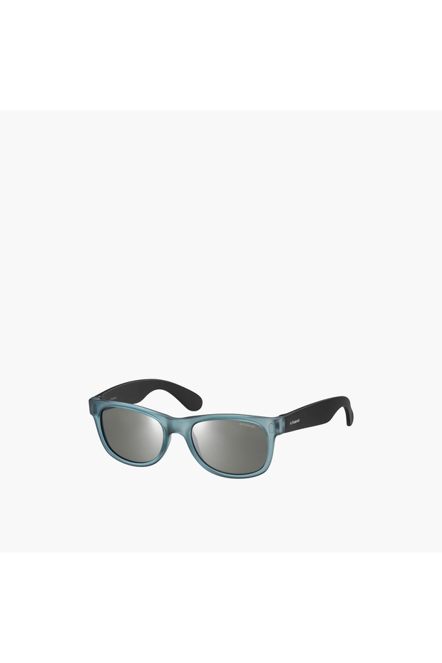 Polaroid Grey Lens Full Rim Square Sunglasses