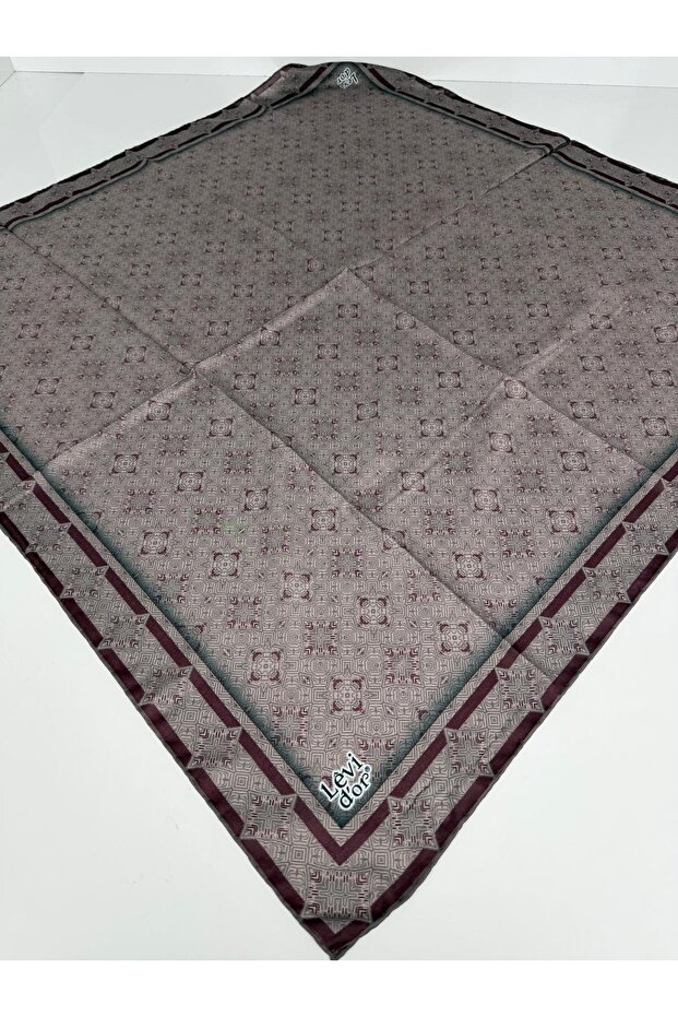 Eșarfă cu model Lotus - 06104-15 - 2