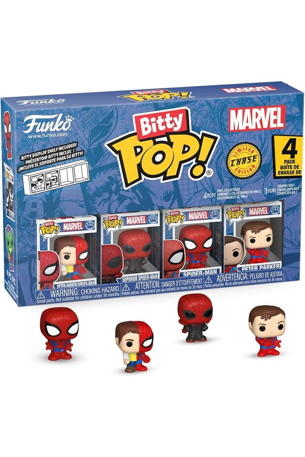 مجموعة شخصيات بيتي بوب! مارفل سبايدرمان باركر المنقسمة (للأعمار من 3 سنوات فما فوق) - 1