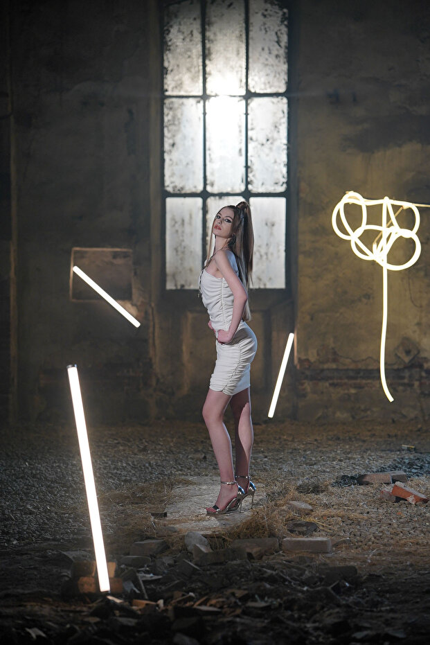 Rochie Elsa ivory - 5