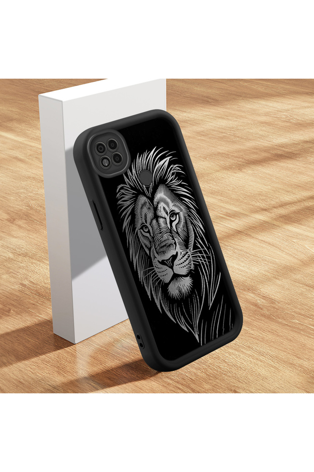 Poco C31 Compatible Soft Silicone Phone Case Anti Fall Lion