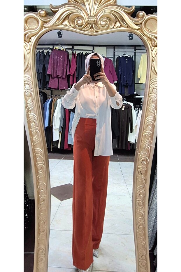 Wide Leg Pants - 1